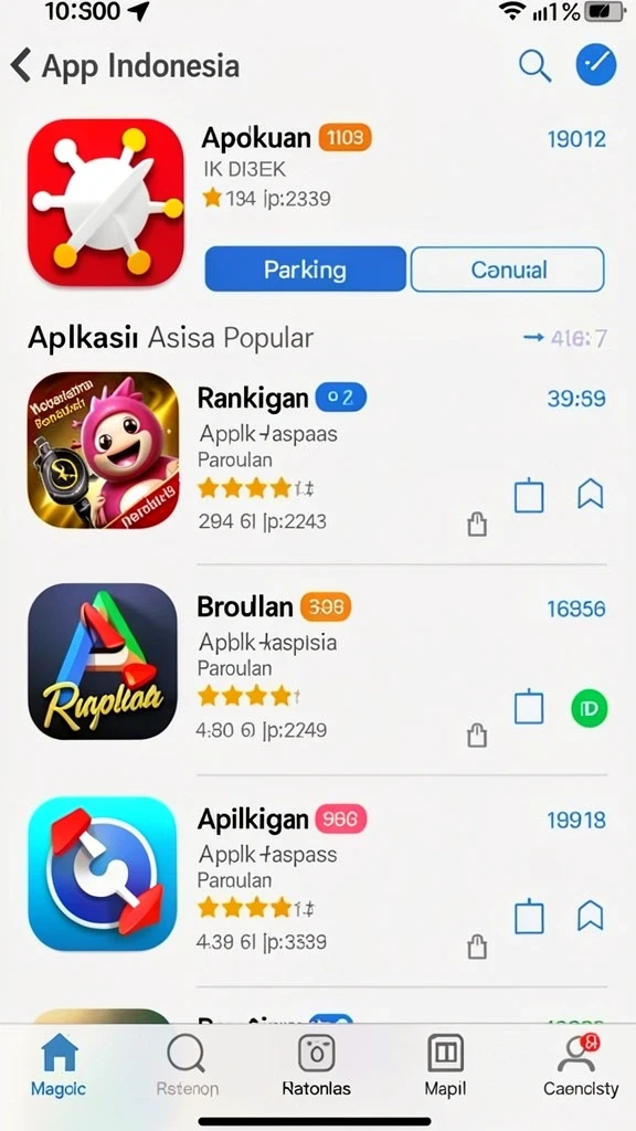 bola07 - Tampilan antarmuka yang sederhana dan menarik.