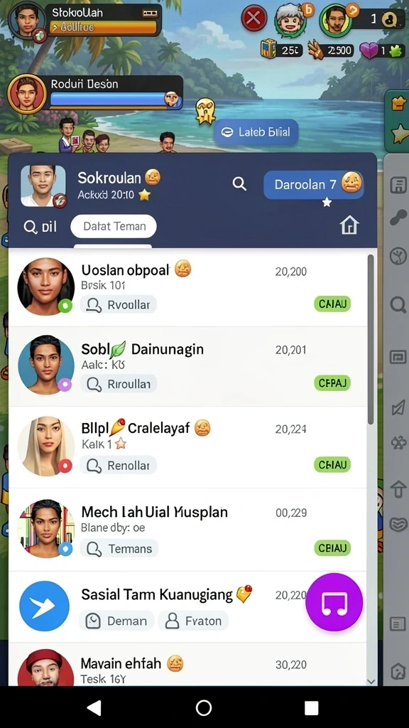 ins55 - Beragam karakter unik untuk dipilih.