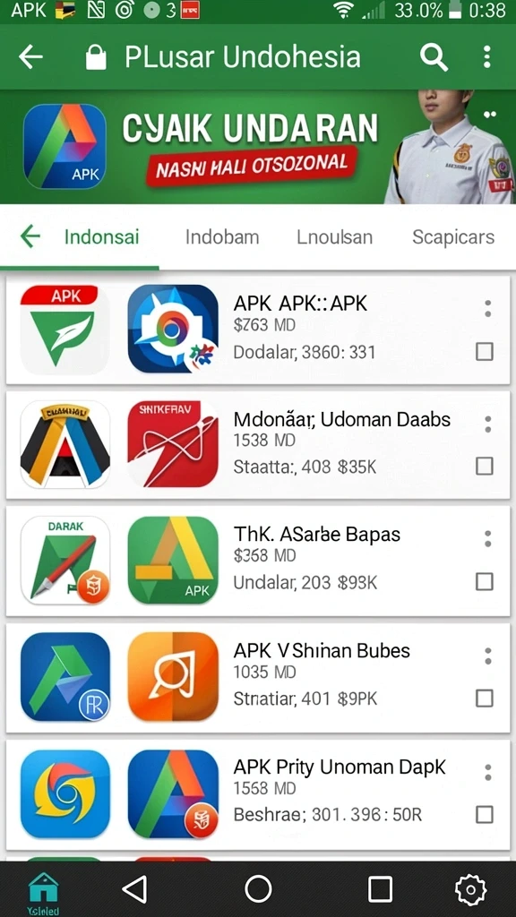 okwin - Tampilan antarmuka yang user-friendly dan menarik.