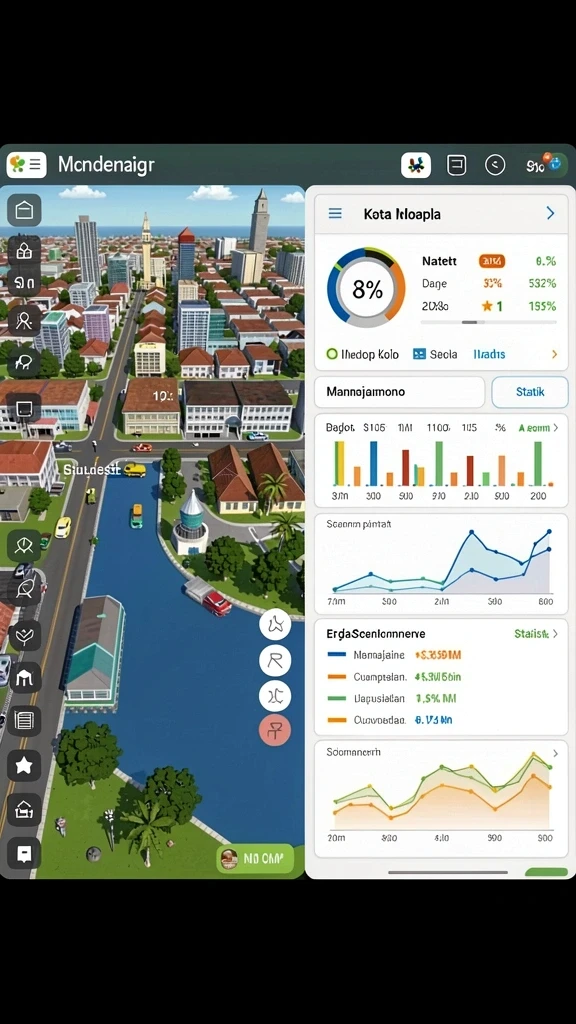 spinharta - Screenshot menunjukkan karakter utama menjalani misi.