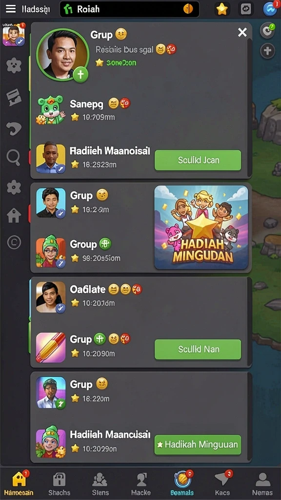 spinharta - Screenshot menampilkan level baru yang menantang.